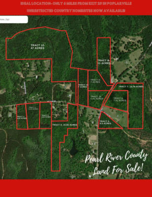 TRACT 7 14.78 ACRES OSCAR LEE RD., POPLARVILLE, MS 39470, photo 4 of 5